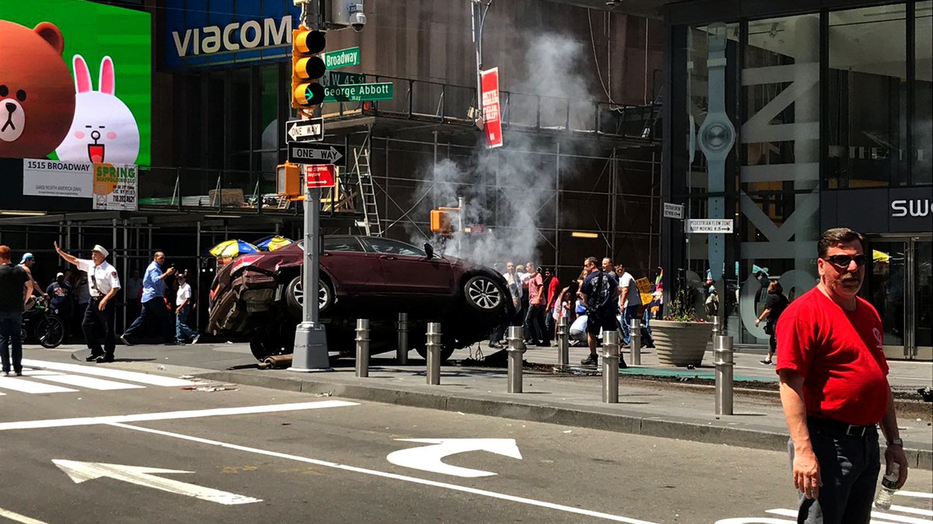 Impactante video de la tragedia en Times Square