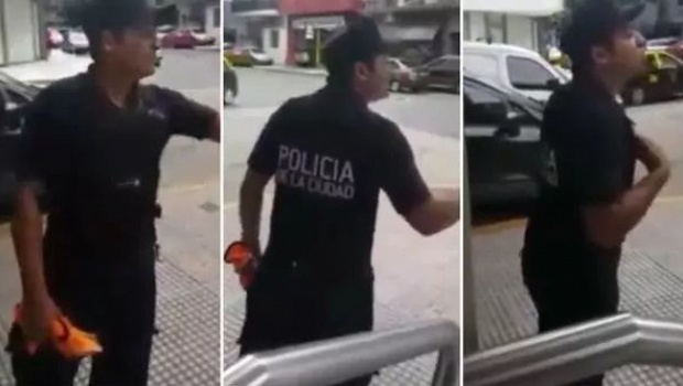 El video de un policía anti trapitos