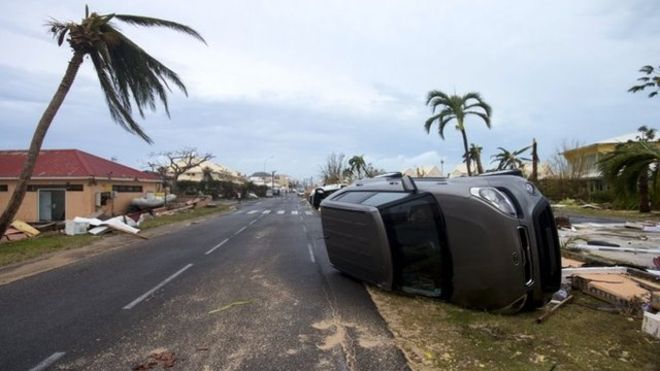 Impactantes imágenes del paso del huracán Irma