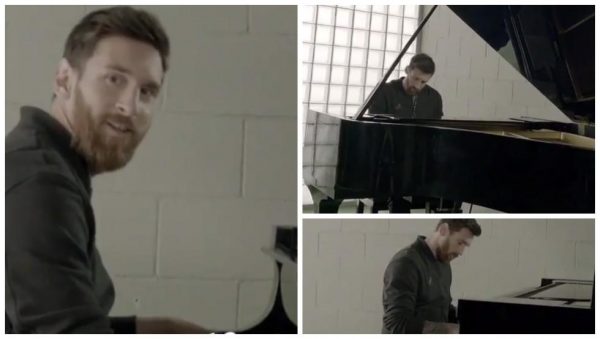 Imperdible: El video de Messi tocando en el piano el himno de la Champions