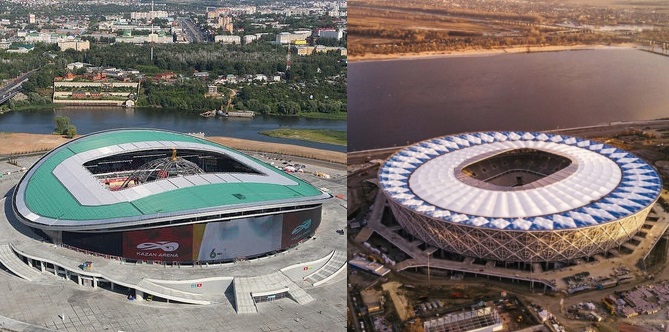 Estadios Rusia 2018: Kazan y Volgogrado