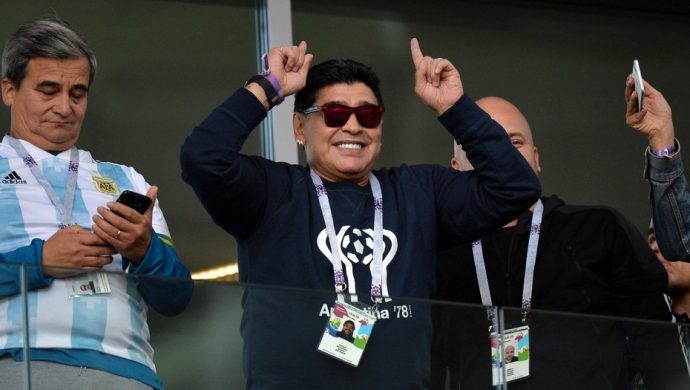 Mundial de Rusia 2018: Todo el estadio ovacionó a Diego Maradona