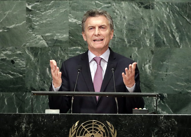El increíble furcio de Macri en la ONU: Islas “Sánguches” del Sur
