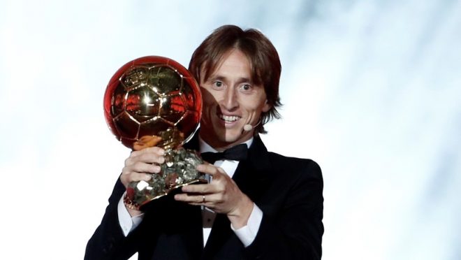 Luka Modric se quedó con el Balón de Oro 2018