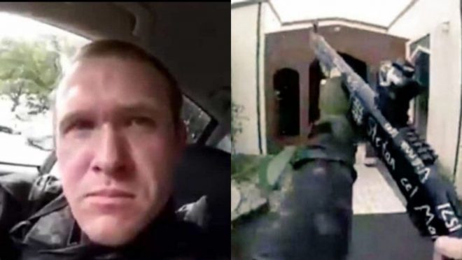Imágenes sensibles: Un loco super armado entró a los tiros a dos mezquitas de Nueva Zelanda y lo transmitió por facebook