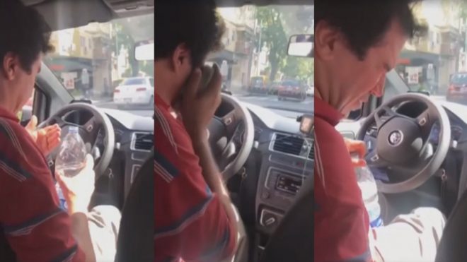 La ciudad de la furia: Agredieron a un taxista con gas pimienta