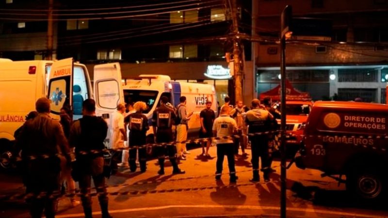 Al menos once muertos por un incendio en hospital de Rio de Janeiro