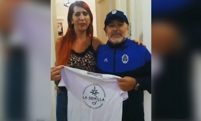 Video: Maradona habló sobre el autocultivo de la Marihuana