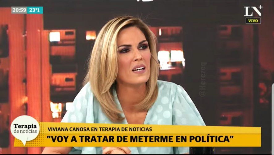 Se sinceró Viviana Canosa: “Me dedicaré a la política, porque necesito involucrarme y no puedo ser tibia”
