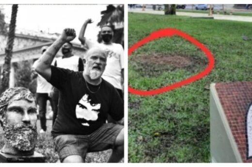 Larreta mandó a remover el busto de Santiago Maldonado en Plaza de Mayo