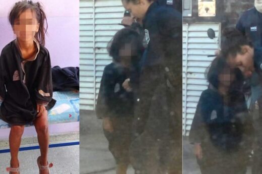 Encontraron a Maia: el video del instante en que la Policía la rescata