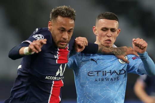 Champions League: PSG 1-2 Manchester City