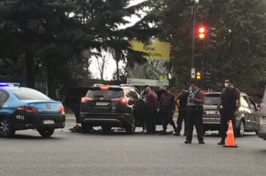 Jorman Campuzano se accidentó en Av Libertador