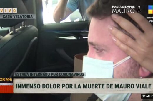 El dolor de Jonathan Viale por la muerte de su padre por coronavirus