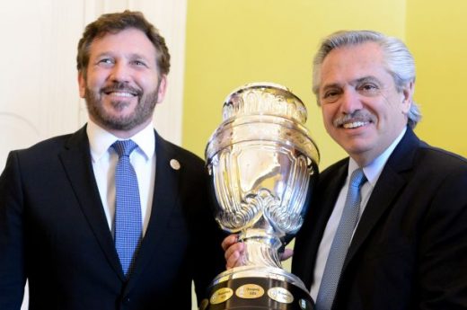 Alberto Fernández se reunió con la Conmebol y presentó un protocolo para la Copa América 2021