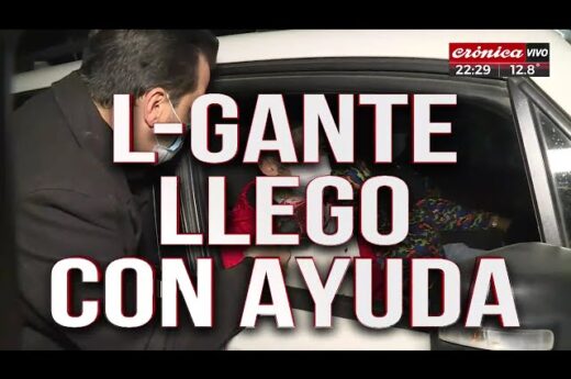 Sin que nadie lo llame: el trapero L-Gante ayudó a una familia que perdió todo en un incendio