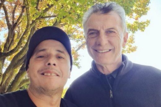 El Dipy consiguió su selfie con Macri