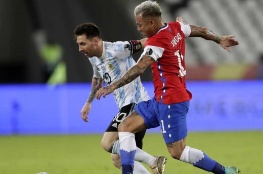 Argentina 1-1 Chile: Mirá el golazo de Messi de tiro libre