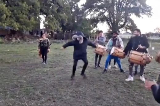 Desopilante:El video viral de L-Gante zapateando