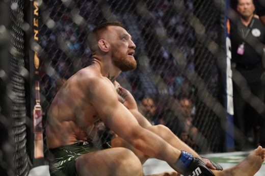 UFC: Conor McGregor se fracturó la pierna izquierda y perdió por nocaut técnico