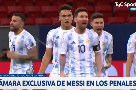 “¡Bailá ahora!”: la reacción de Messi en los penales contra Colombia