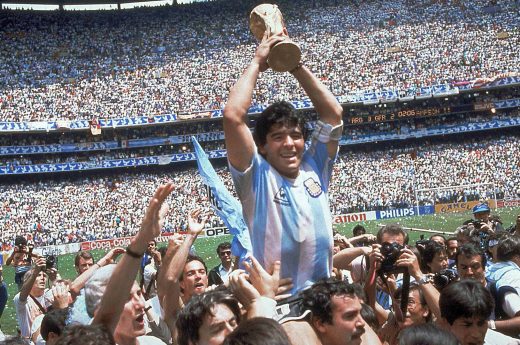 El inédito video de Maradona antes de la final del ’86 que se hizo viral