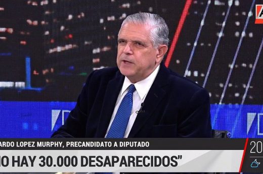 Ricardo López Murphy arrancó la campaña negando los 30.000 desaparecidos