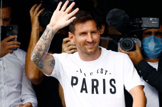 Messi llegó a Francia y revolucionó París