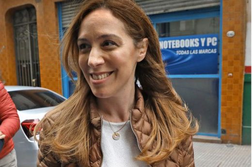 Sorprendieron en la calle a María Eugenia Vidal con preguntas y no quiso responder