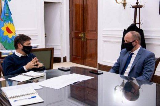 Axel Kicillof se reunió con Martín Insaurralde y sus nuevos ministros