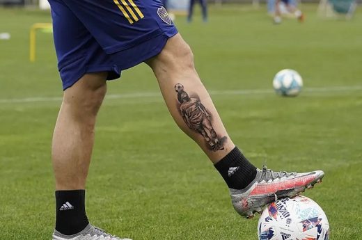 El jugador de Boca que conmovió a Dalma Maradona con su tatuaje