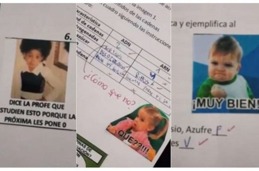 Desopilante: La maestra que corrige con memes los exámenes de sus alumnos