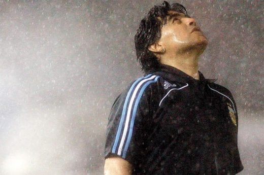 Diego Eterno: Hoy llovió en todas las ciudades donde jugó Maradona
