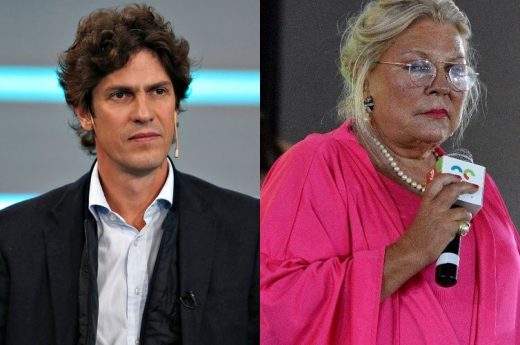 Carrió le respondió a Lousteau: “Le pido que se calme”