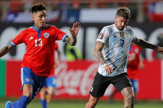 Una Argentina sin Messi ni Scaloni venció a Chile en Calama y estiró su invicto