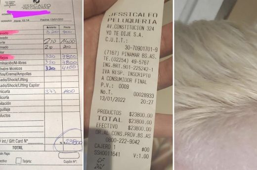 Insólito: Fue a una peluquería en Pinamar y le cobraron $23.800