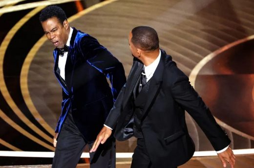 Will Smith golpeó a Chris Rock en plena ceremonia de los Oscar