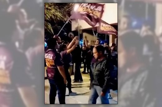 Militantes de la Franja Morada le desean la muerte a Cristina