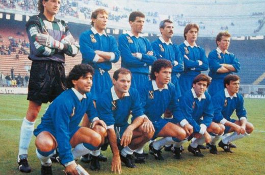 El día que Diego hizo un golazo contra Polonia representando a la Liga Italiana