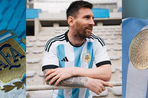 La Selección Argentina presentó la camiseta que utilizará en Qatar 2022
