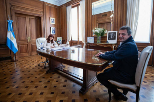 Cristina Kirchner recibió a Massa antes de jure como Superministro