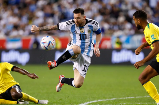 Argentina aplastó a Jamaica 3 a 0