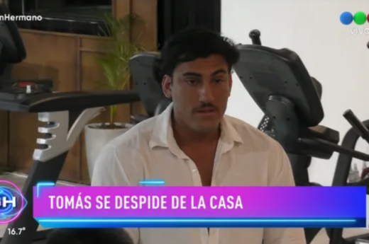 Tomás Holder es el primer eliminado de Gran Hermano