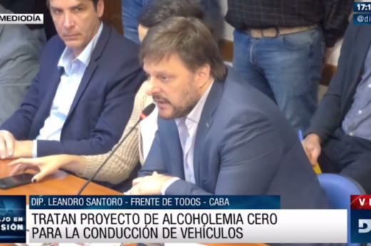 Diputados: dictamen de mayoría al proyecto de alcohol cero al volante