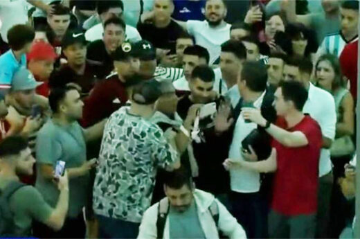 Una multitud fue a despedir a Ángel Correa y a Thiago Almada que están camino a Qatar