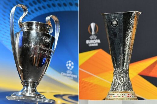 Se sortearon los cruces de Champions y Europa League