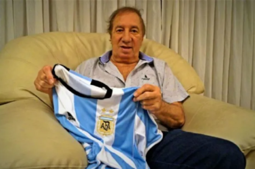 Bilardo volvió a encontrarse con la Copa del Mundo