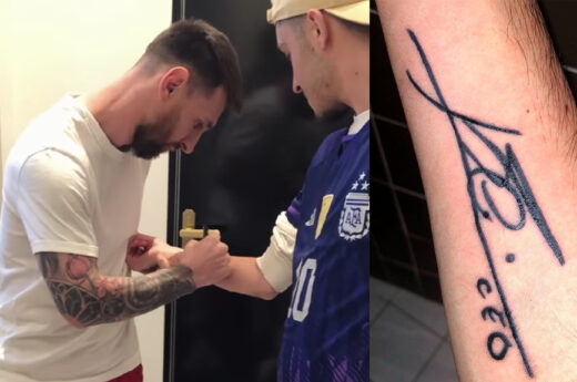 Un jóven acampó en la puerta de la casa de Messi y Lío lo dejó entrar