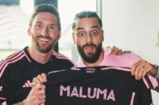 Encuentro entre Messi y Maluma causa furor en las redes