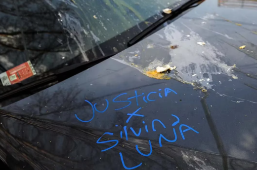 El auto de Aníbal Lotocki fue vandalizado tras la muerte de Silvina Luna